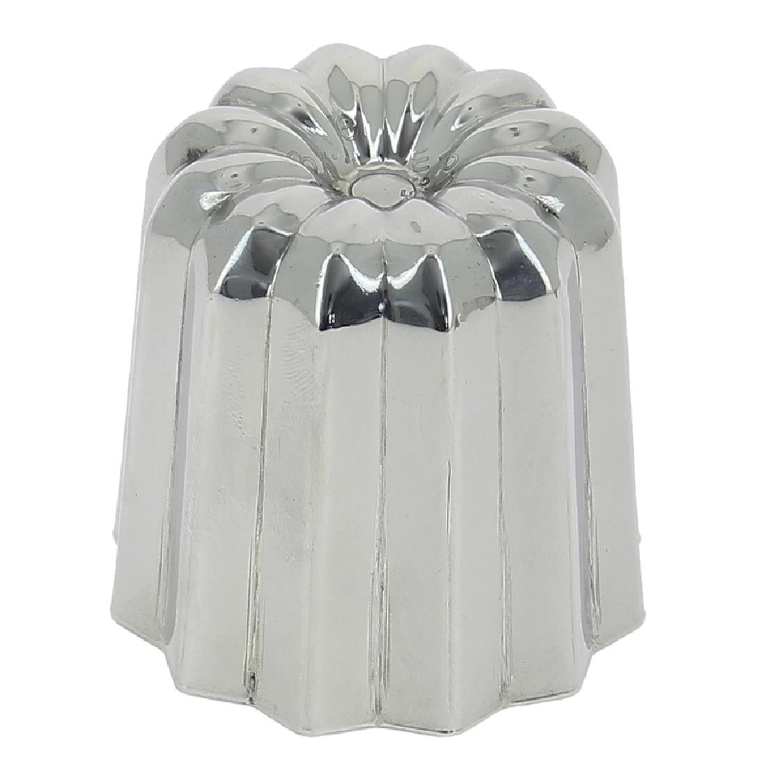 CR661 DeBuyer Stainless Steel Canele Fluted Mould 55mm
