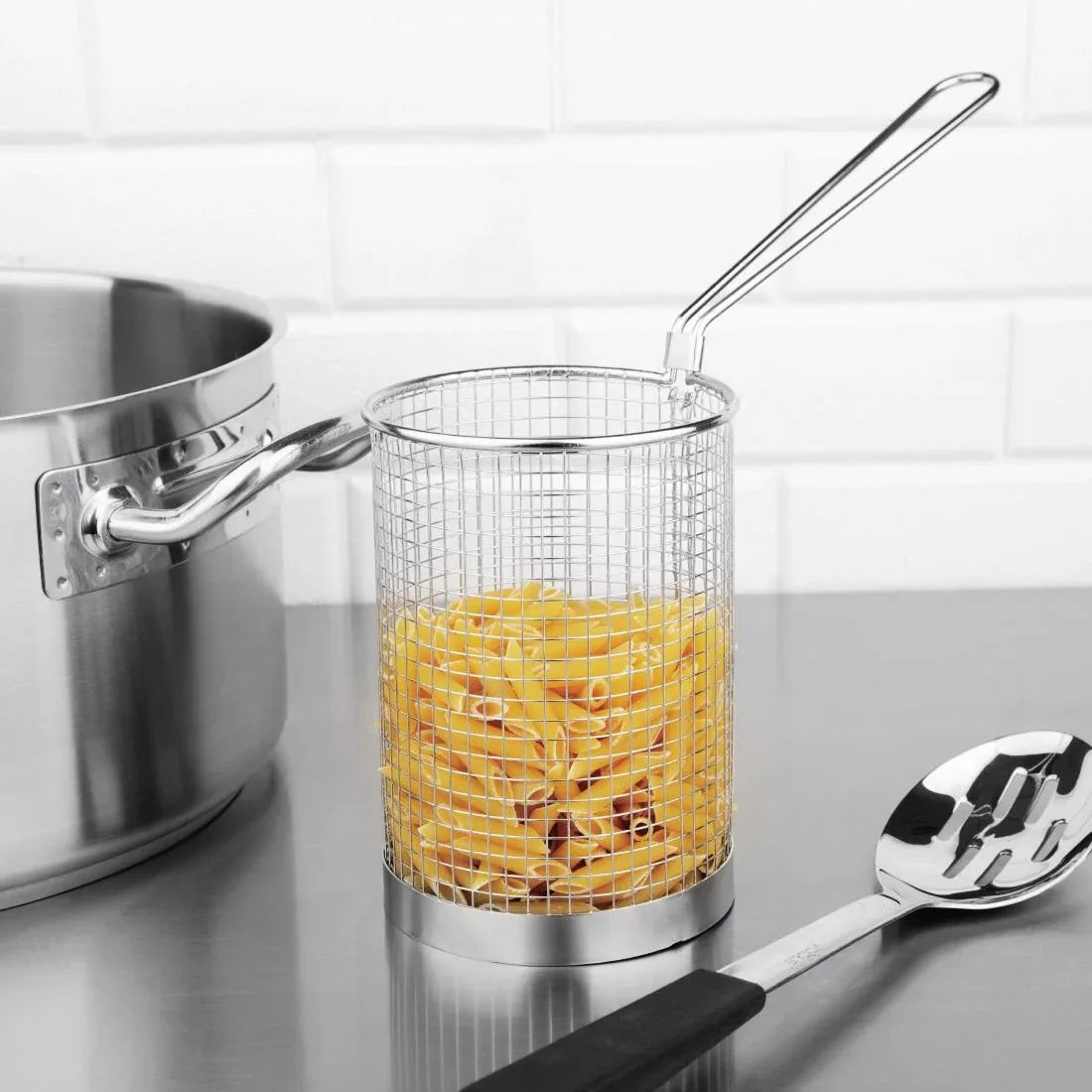 CS734 Vogue Stainless Steel Spaghetti Basket 4.7" - JD Catering Equipment Solutions Ltd