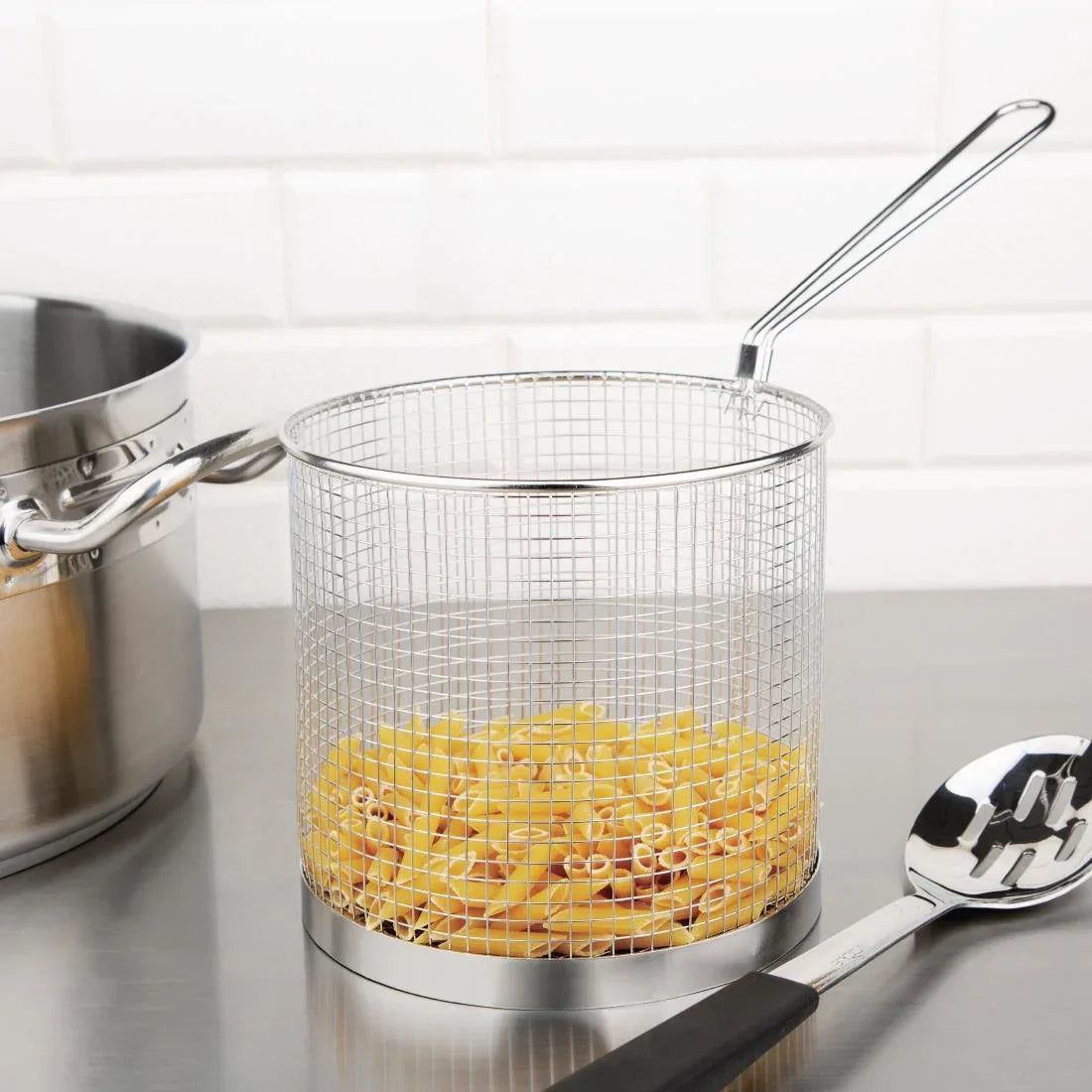CS735 Vogue Stainless Steel Spaghetti Basket 7" - JD Catering Equipment Solutions Ltd