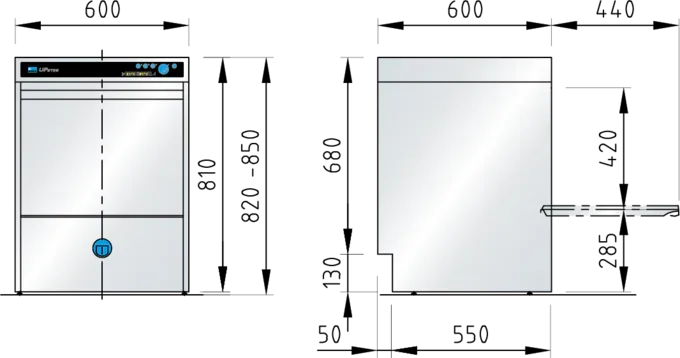 Meiko UPster U500 Undercounter Dishwasher 500mm Basket - JD Catering Equipment Solutions Ltd