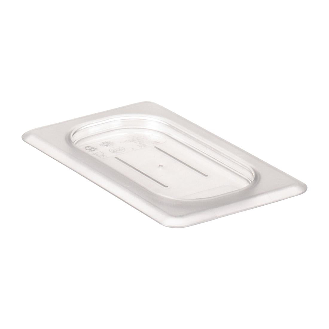 Cambro Camview BPA Free Gastronorm Food Tray Flat Lid GN 1/9