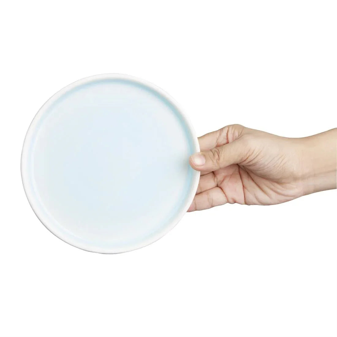 CU171 Olympia Fondant Plate Aqua - 152mm 6" (Box 6) - JD Catering Equipment Solutions Ltd