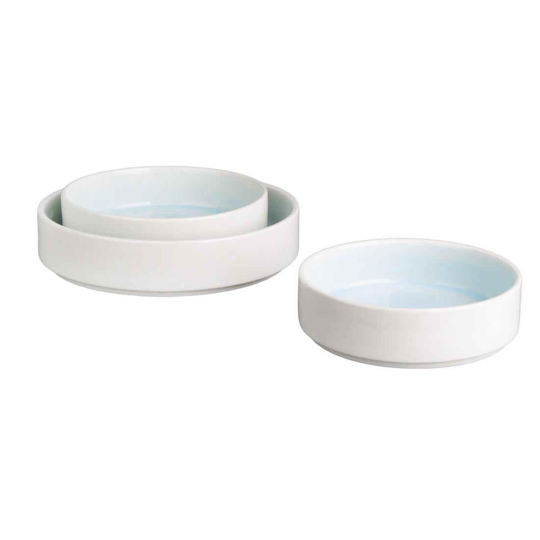 CU174 Olympia Fondant Bowl Aqua - 215mm 8 1/2" (Box 4)