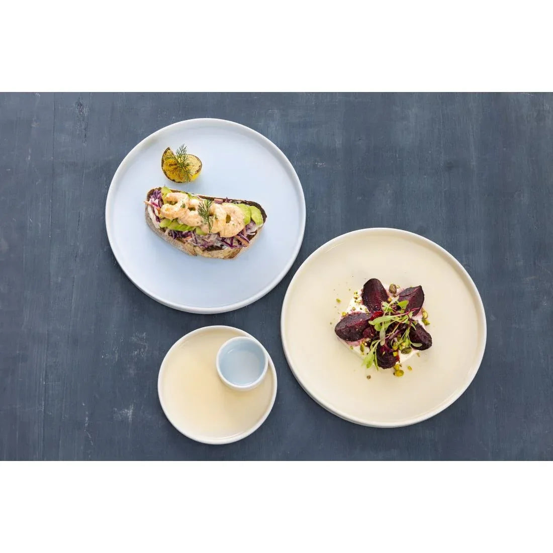 CU176 Olympia Fondant Plate Aqua - 270mm 10 2/3" (Box 4) - JD Catering Equipment Solutions Ltd