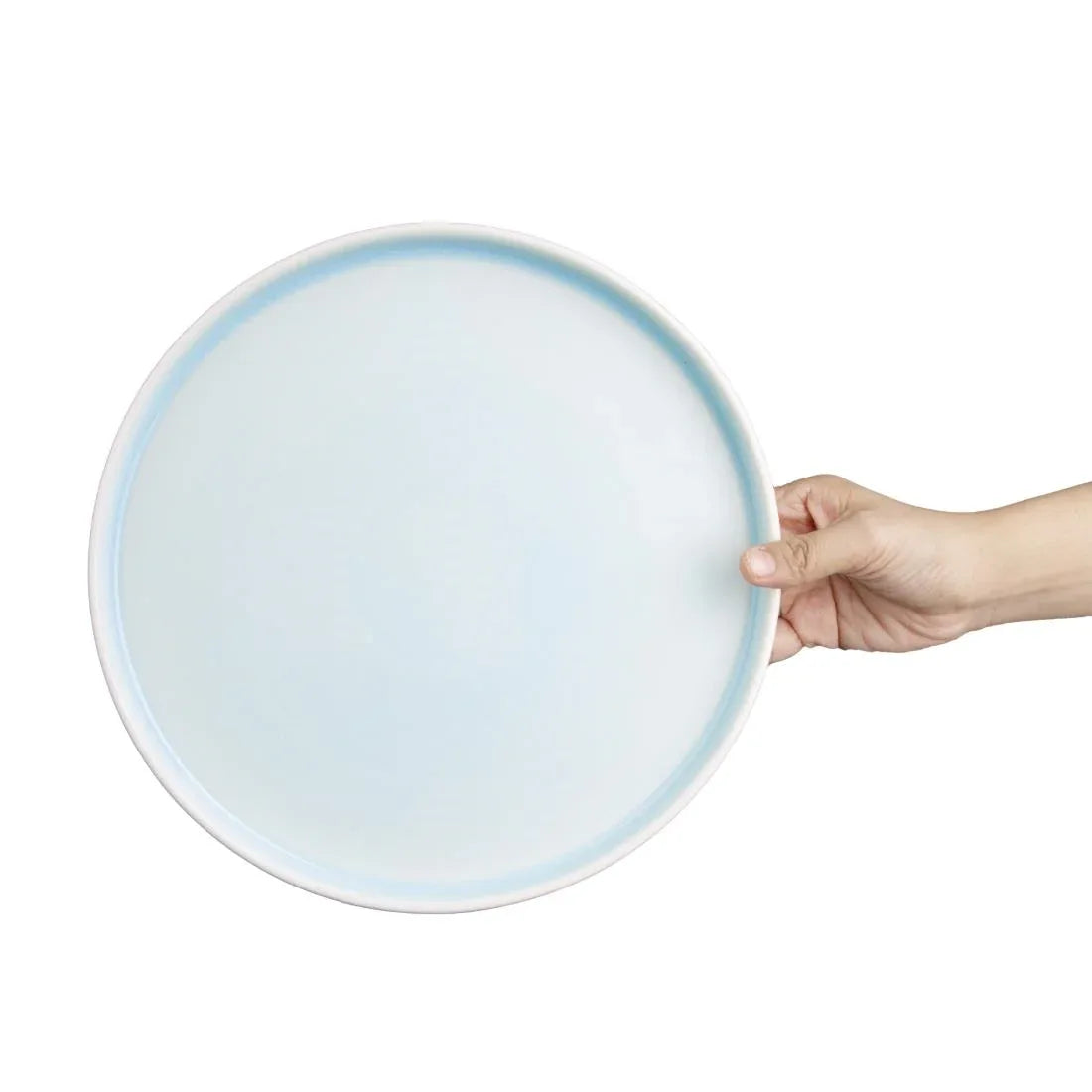 CU176 Olympia Fondant Plate Aqua - 270mm 10 2/3" (Box 4) - JD Catering Equipment Solutions Ltd
