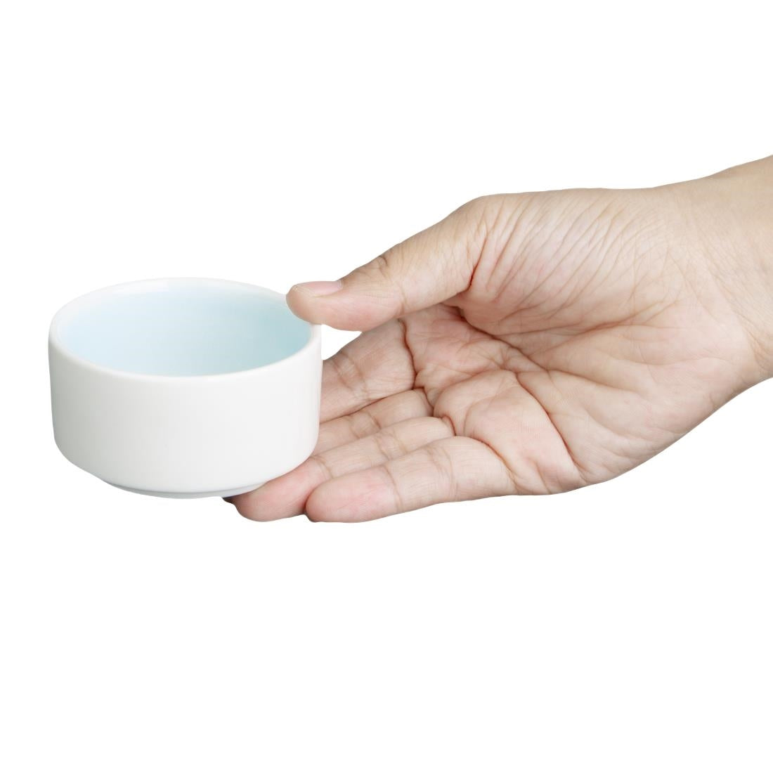 CU177 Olympia Fondant Dipping Dish Aqua - 70mm 2 3/4" (Box 12)