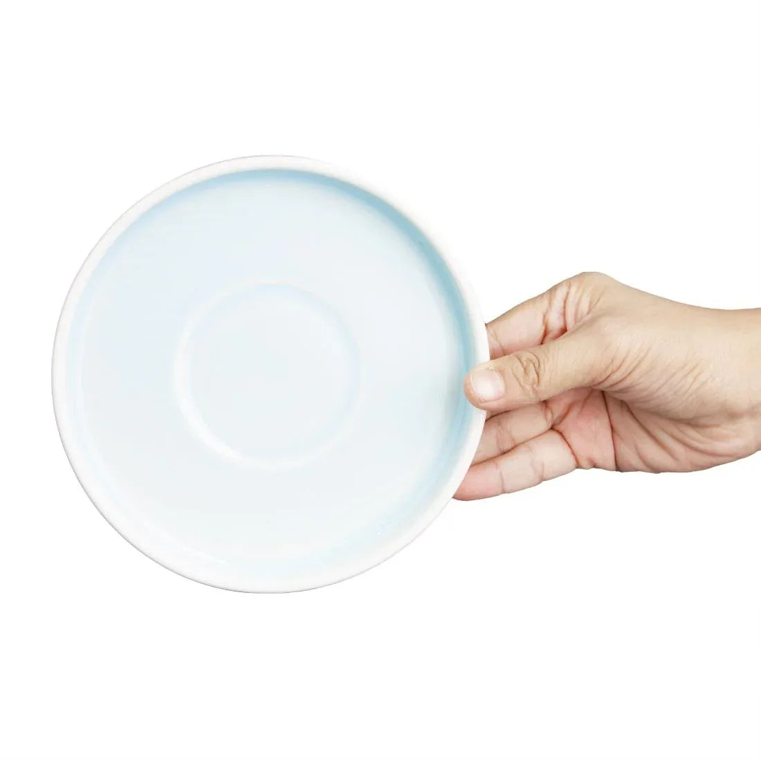 CU187 Olympia Fondant Saucer Aqua - 152mm 6" for CU186 (Box 6) - JD Catering Equipment Solutions Ltd