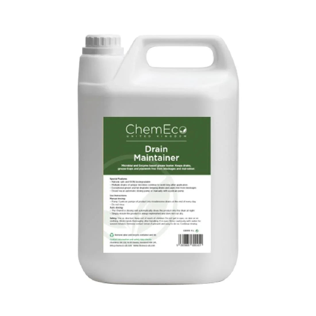 CU240 ChemEco Bio Drain Maintainer 5Ltr - JD Catering Equipment Solutions Ltd