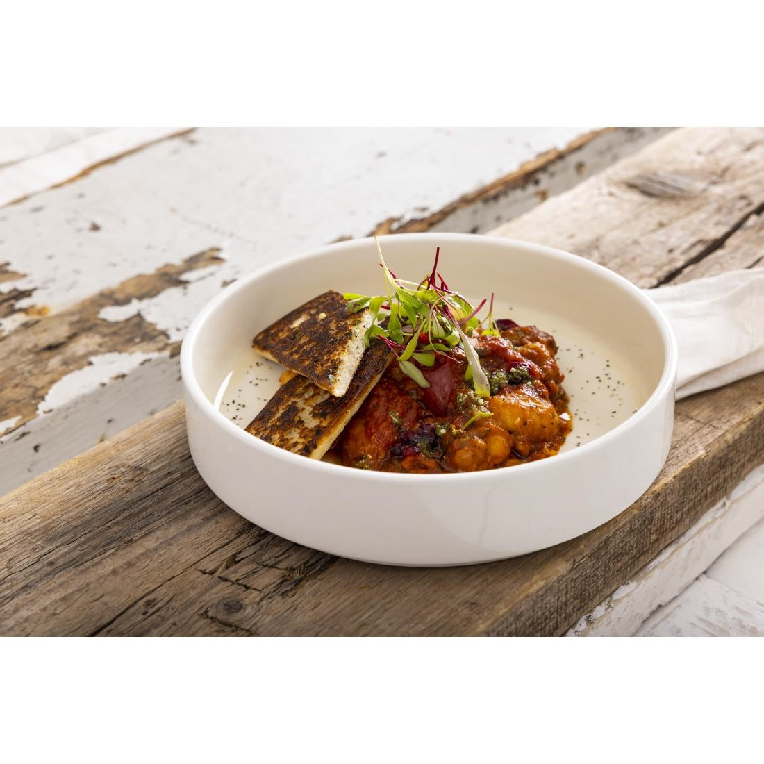 CU414 Olympia Fondant Bowl Lemon - 215mm 8 1/2" (Box 4)