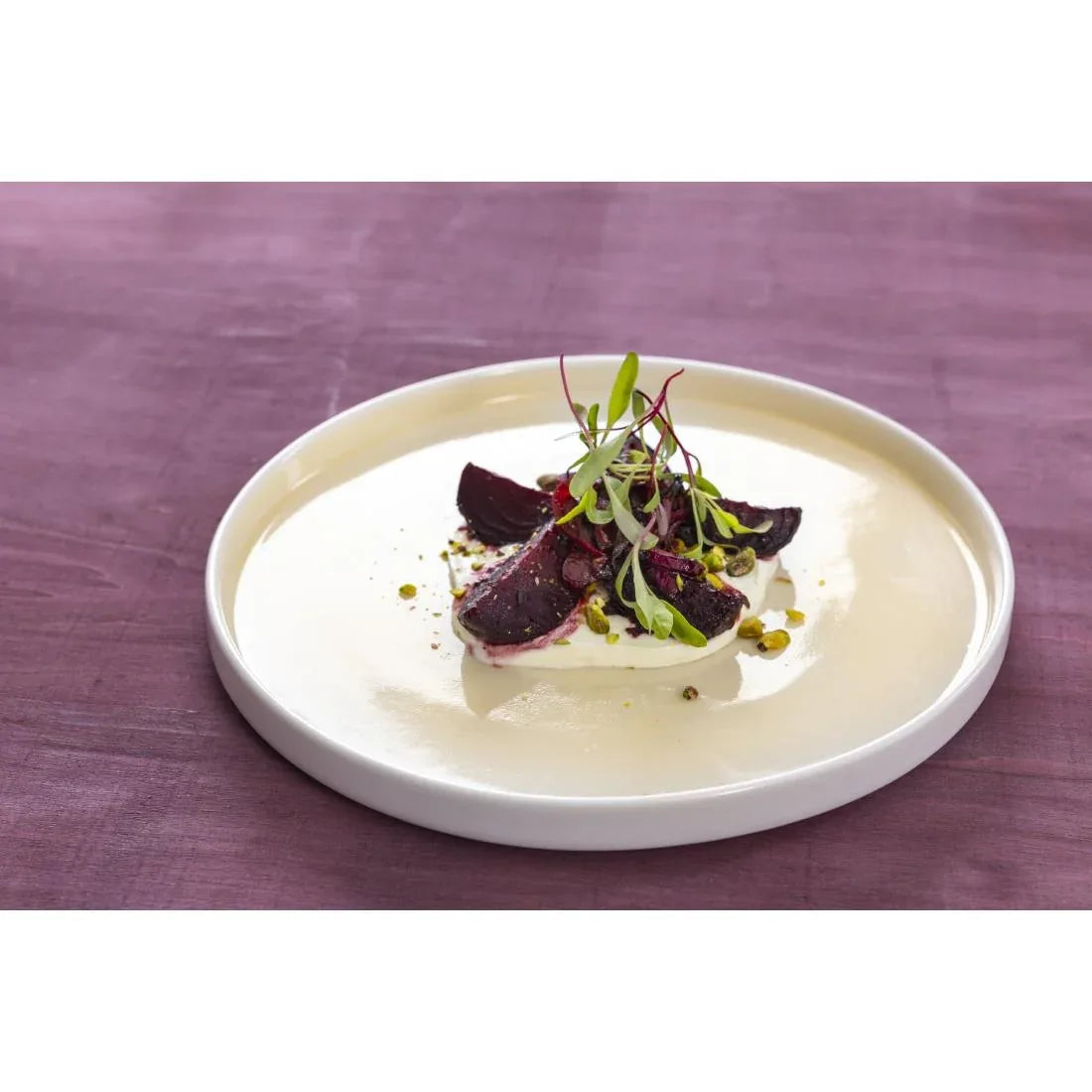 CU416 Olympia Fondant Plate Lemon - 270mm 10 2/3" (Box 4) - JD Catering Equipment Solutions Ltd