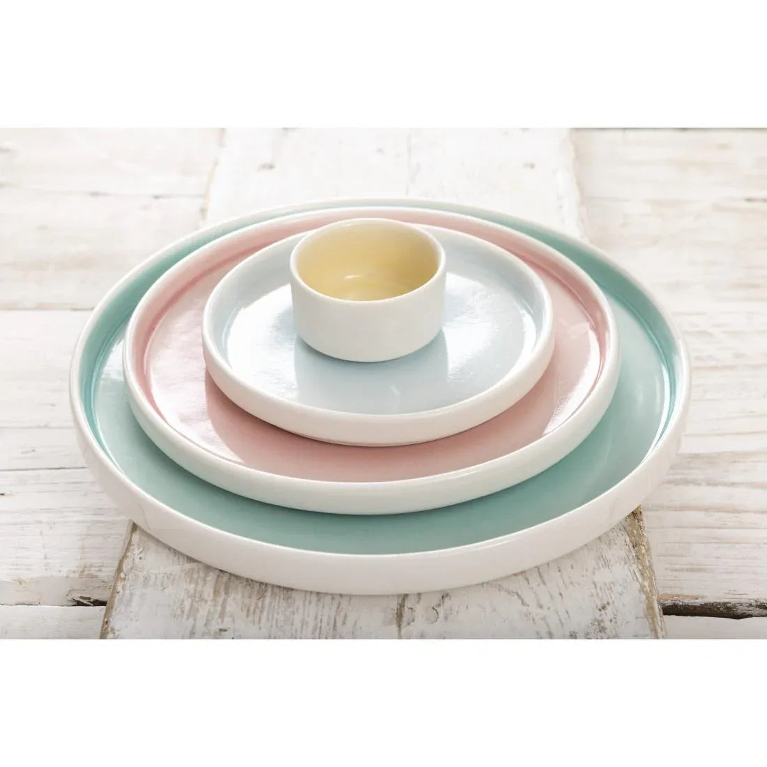 CU415 Olympia Fondant Plate Lemon - 215mm 8 1/2" (Box 6) - JD Catering Equipment Solutions Ltd