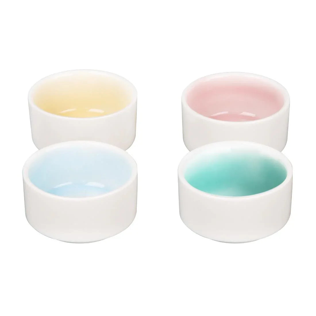 CU417 Olympia Fondant Dipping Dish Lemon - 70mm 2 3/4" (Box 12) - JD Catering Equipment Solutions Ltd
