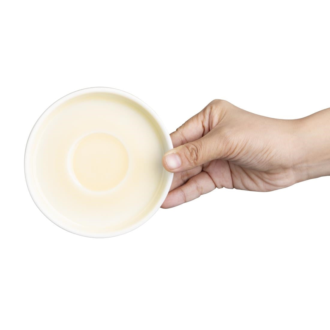 CU423 Olympia Fondant Saucer Lemon - 115mm 4 1/2" for CU422 (Box 6)