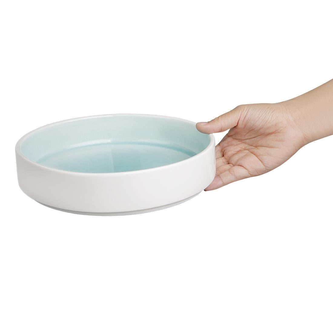 CU432 Olympia Fondant Bowl Mint - 215mm 8 1/2" (Box 4)