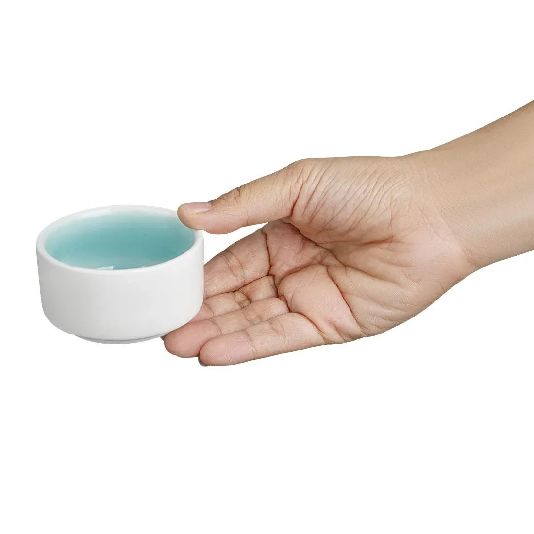 CU435 Olympia Fondant Dipping Dish Mint - 70mm 2 3/4" (Box 12) - JD Catering Equipment Solutions Ltd