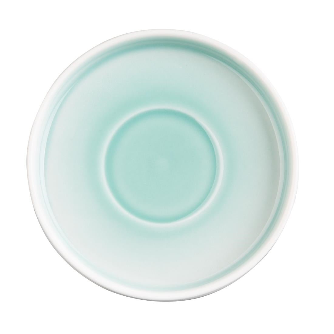 CU443 Olympia Fondant Saucer Mint - 135mm 5 1/3" for CU442 (Box 6)