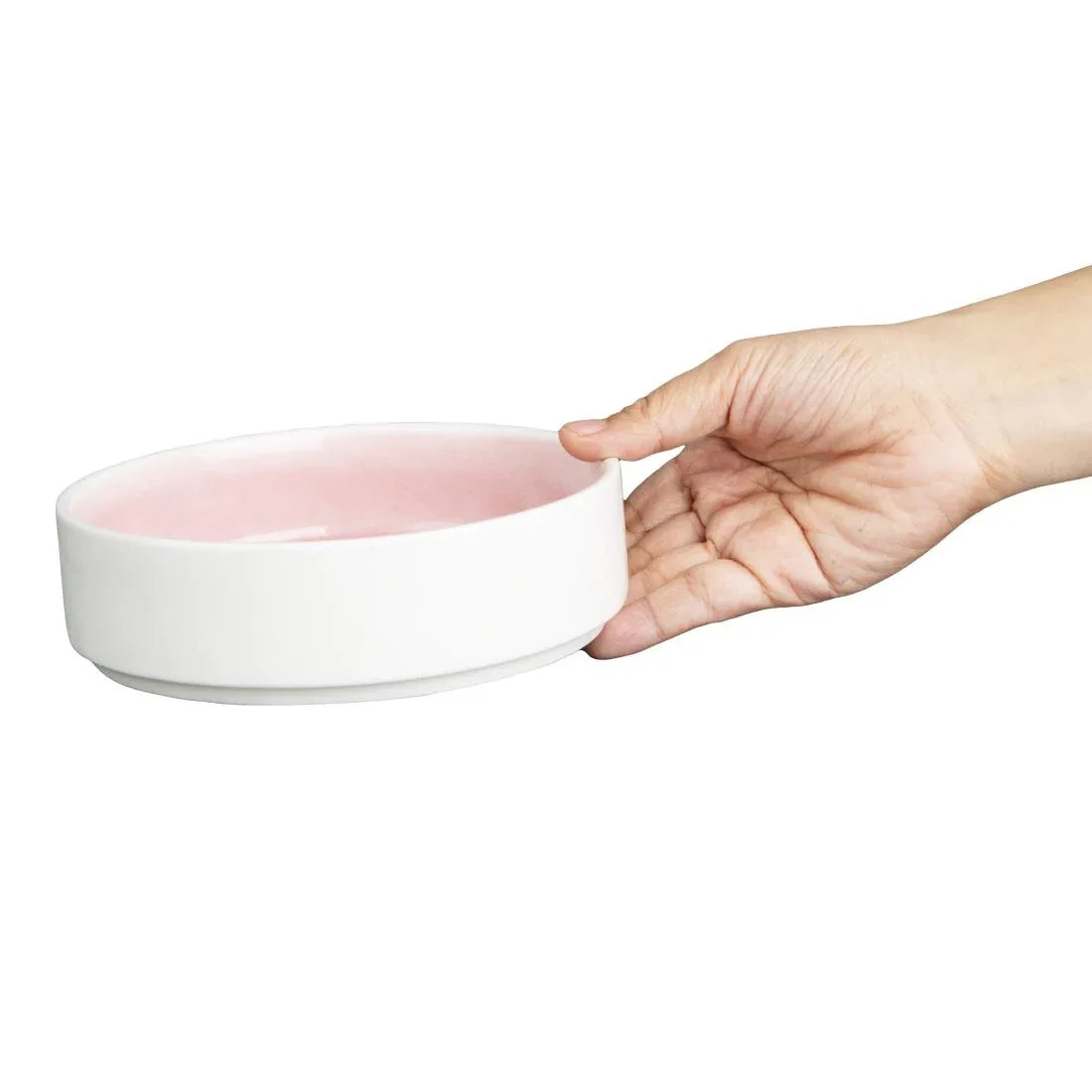 CU446 Olympia Fondant Bowl Pink - 152mm 6" (Box 6) - JD Catering Equipment Solutions Ltd