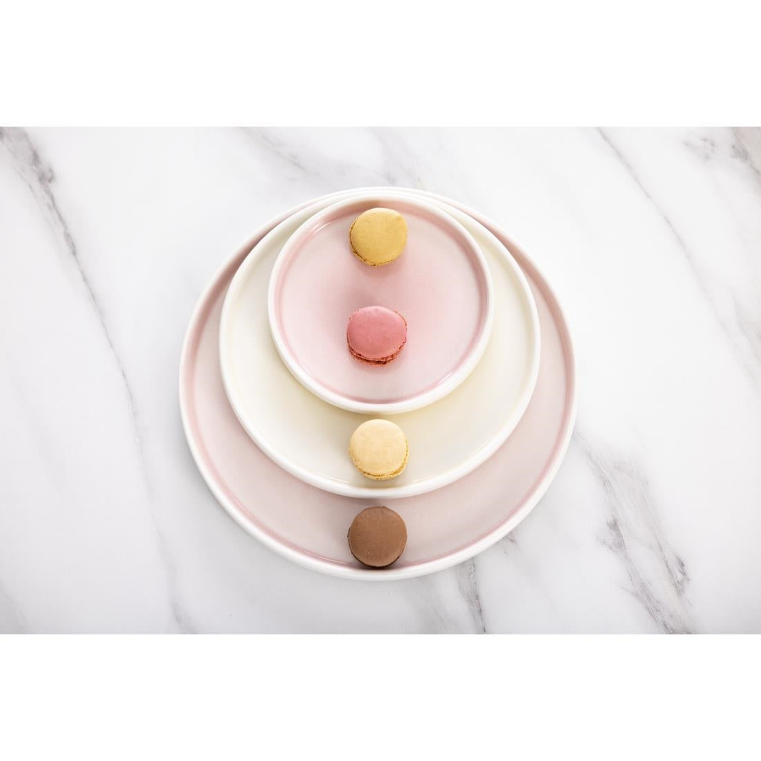 CU415 Olympia Fondant Plate Lemon - 215mm 8 1/2" (Box 6)