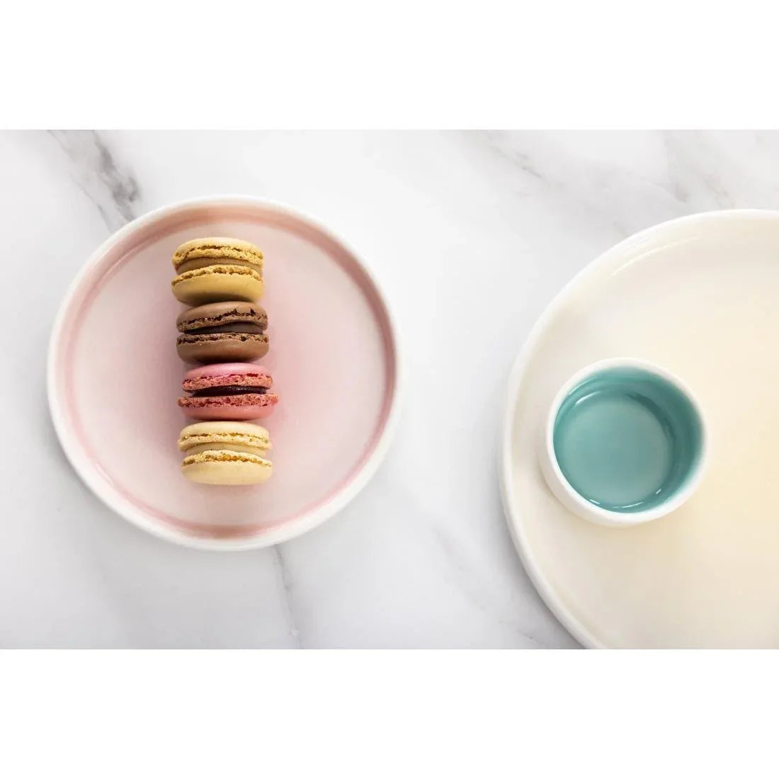 CU447 Olympia Fondant Plate Pink - 152mm 6" (Box 6) - JD Catering Equipment Solutions Ltd