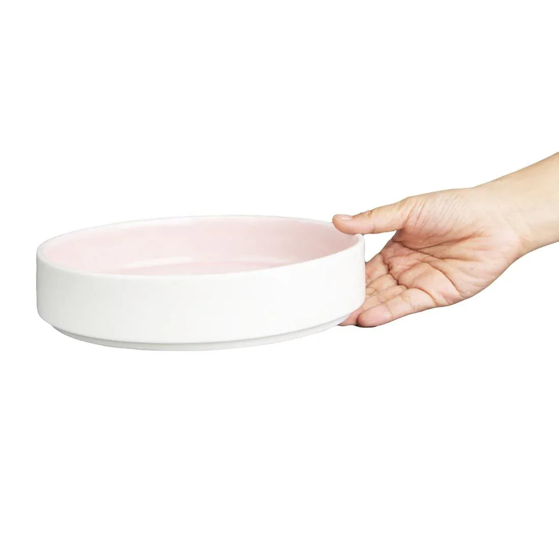 CU450 Olympia Fondant Bowl Pink - 215mm 8 1/2" (Box 4) - JD Catering Equipment Solutions Ltd
