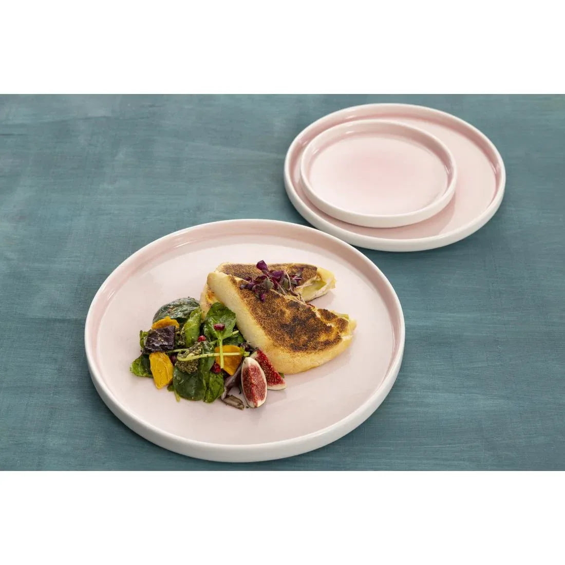 CU447 Olympia Fondant Plate Pink - 152mm 6" (Box 6) - JD Catering Equipment Solutions Ltd