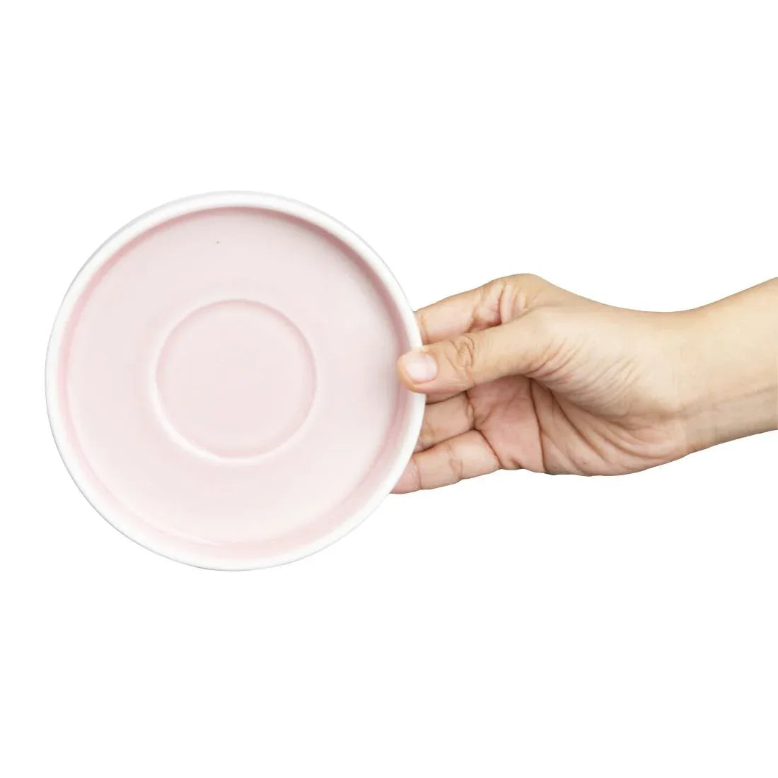CU461 Olympia Fondant Saucer Pink - 135mm 5 1/3" for CU460 (Box 6) - JD Catering Equipment Solutions Ltd