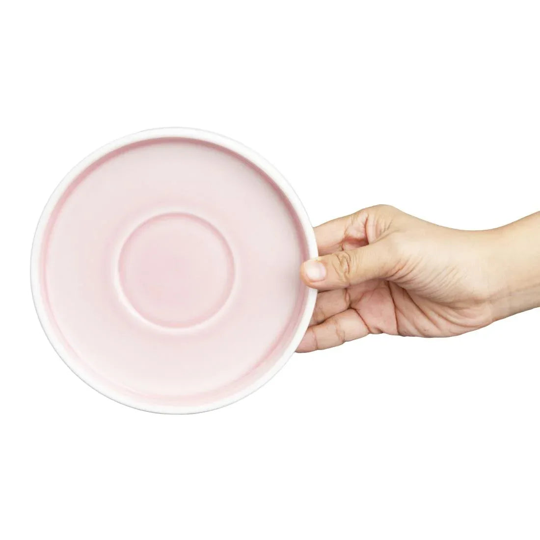 CU463 Olympia Fondant Saucer Pink - 152mm 6" for CU462 (Box 6) - JD Catering Equipment Solutions Ltd