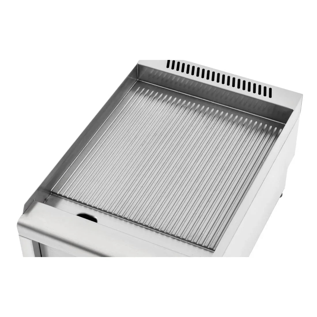 CU474 Buffalo 600 Series Ribbed Electric Griddle 400mm - JD Catering Equipment Solutions Ltd