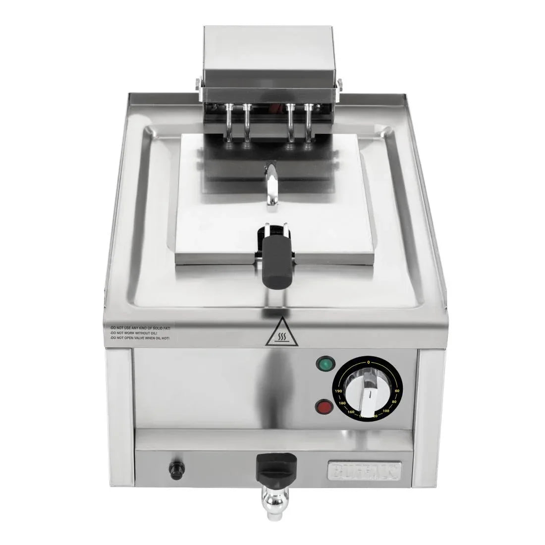 CU476 Buffalo 600 Series Single Tank Electric Fryer 8Ltr - JD Catering Equipment Solutions Ltd