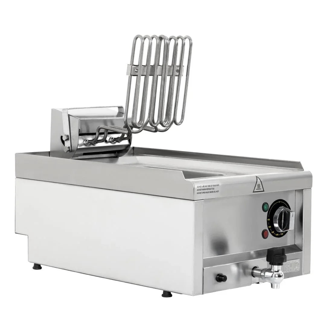CU476 Buffalo 600 Series Single Tank Electric Fryer 8Ltr - JD Catering Equipment Solutions Ltd