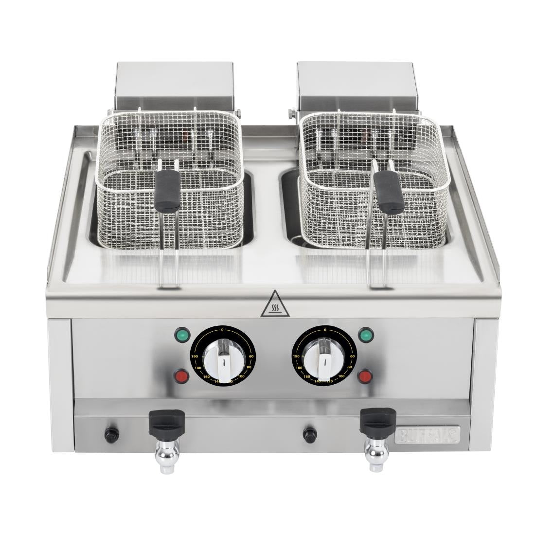 CU477 Buffalo 600 Series Twin Tank Electric Fryer 2 x 8Ltr