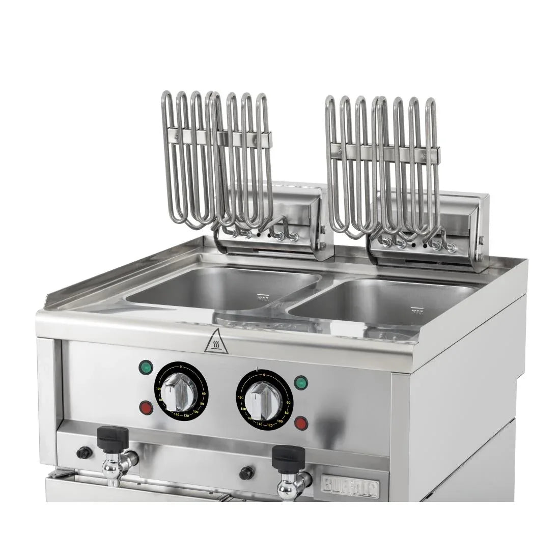 CU477 Buffalo 600 Series Twin Tank Electric Fryer 2 x 8Ltr - JD Catering Equipment Solutions Ltd