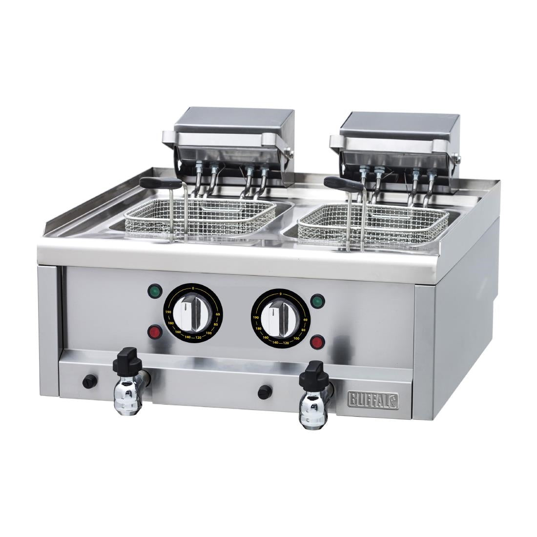 CU477 Buffalo 600 Series Twin Tank Electric Fryer 2 x 8Ltr