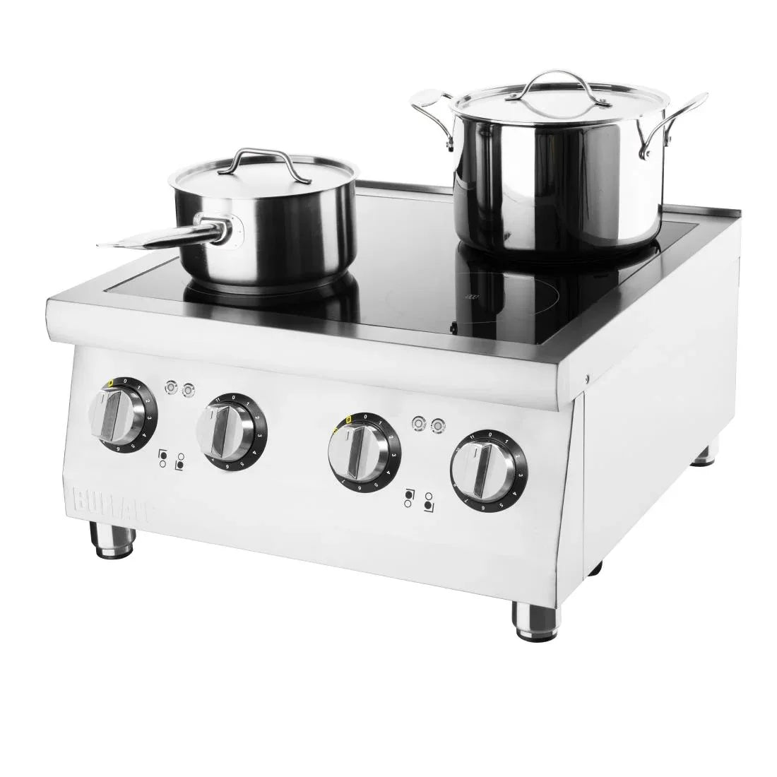 CU558 Buffalo 4 Zone Induction Hob 2 x 3kW - JD Catering Equipment Solutions Ltd