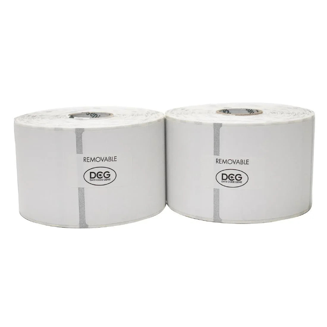 CU585 DateCodeGenie Removable Labels 2x2" Plain (2x750 Rolls) - JD Catering Equipment Solutions Ltd