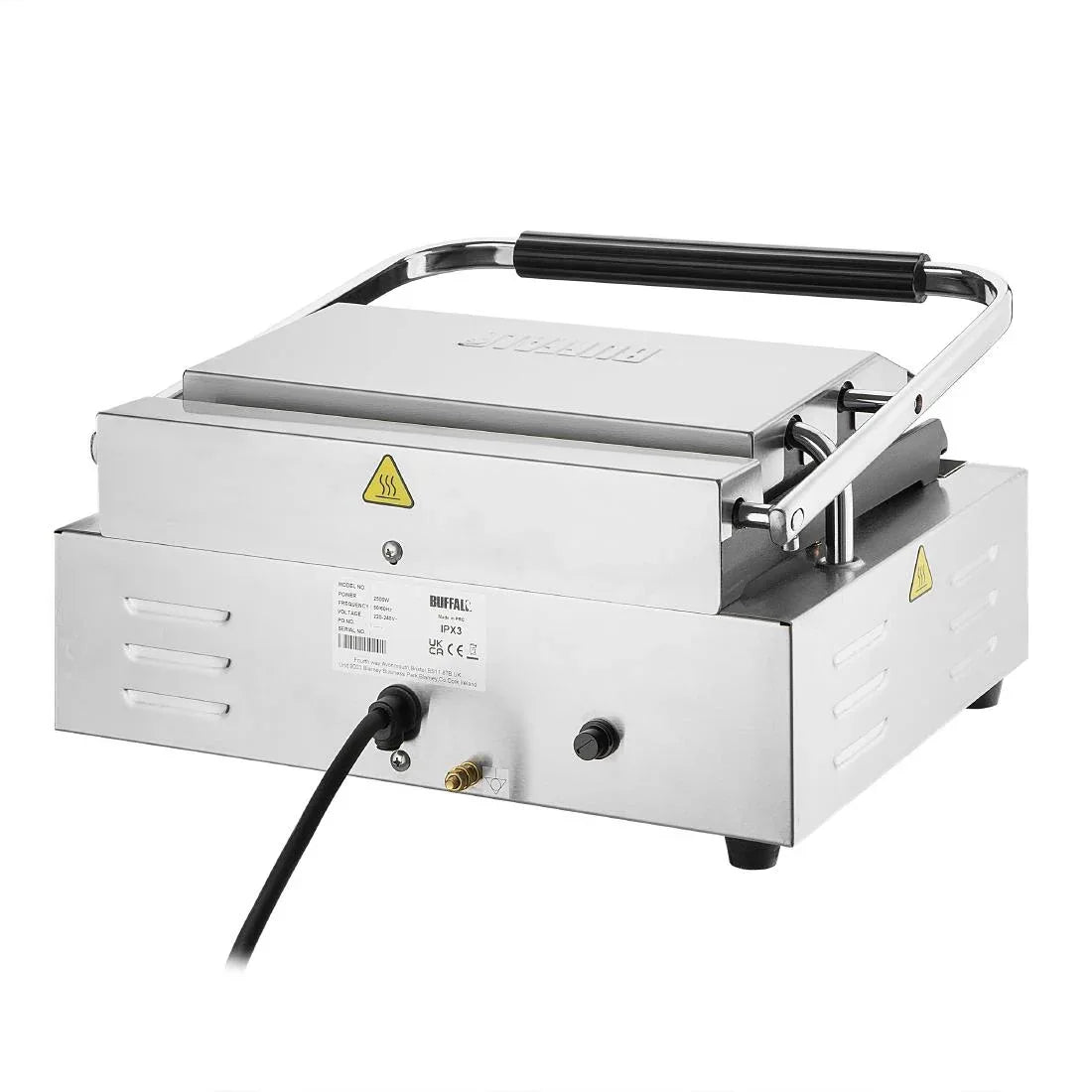 CU609 - Buffalo Extra Large Contact Grill Ribbed & Flat Plate