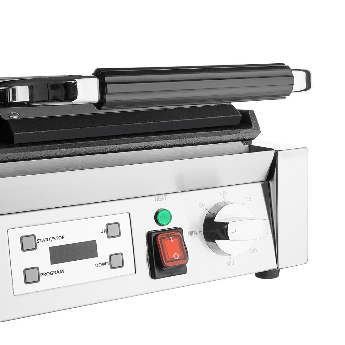 CU613 Buffalo Double Contact Grill Flat Left/Ribbed Right plate