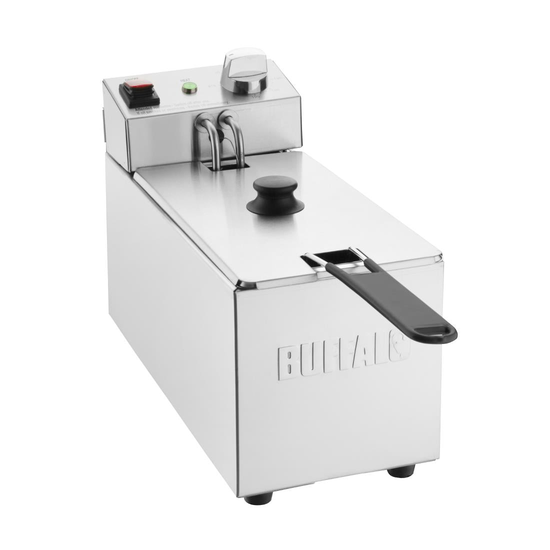 CU614 Buffalo Single Tank Single Basket 3Ltr Countertop Fryer 2kW