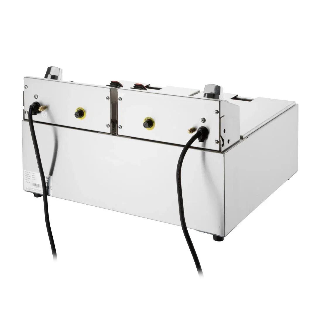 CU624 Buffalo Double Electric Fryer with Timer 2x5Ltr