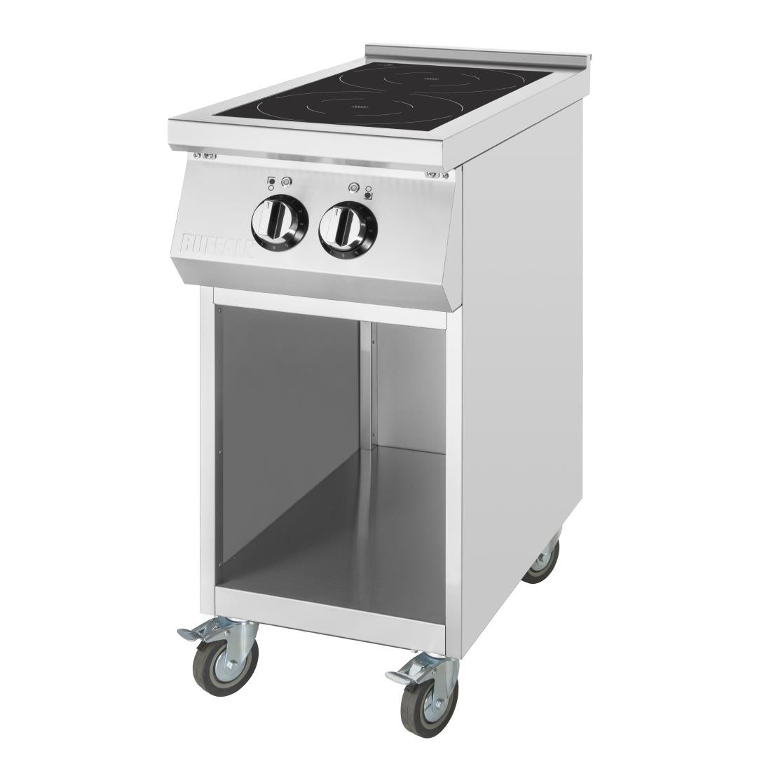 CU899 Buffalo Freestanding Double Zone Induction Hob 2 x 3.5kW Single Phase