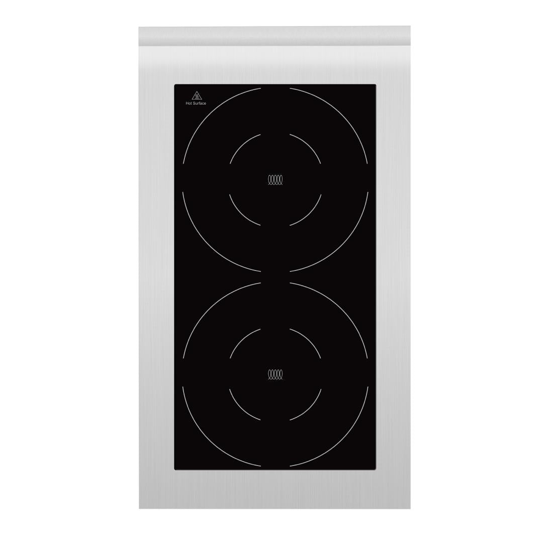 CU899 Buffalo Freestanding Double Zone Induction Hob 2 x 3.5kW Single Phase