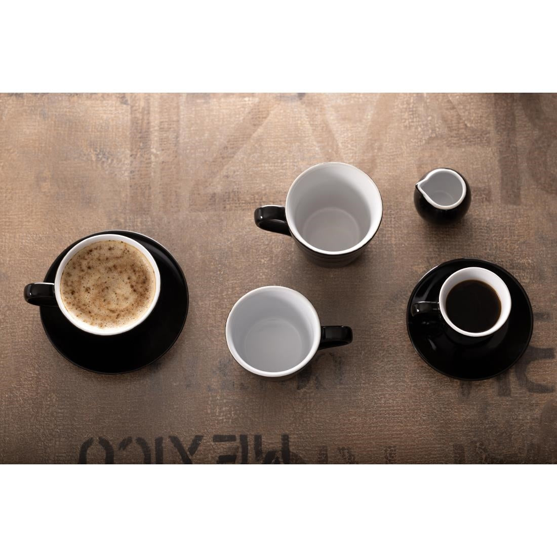 CU955 Olympia Cafe Espresso Saucer Black (Pack of 12)