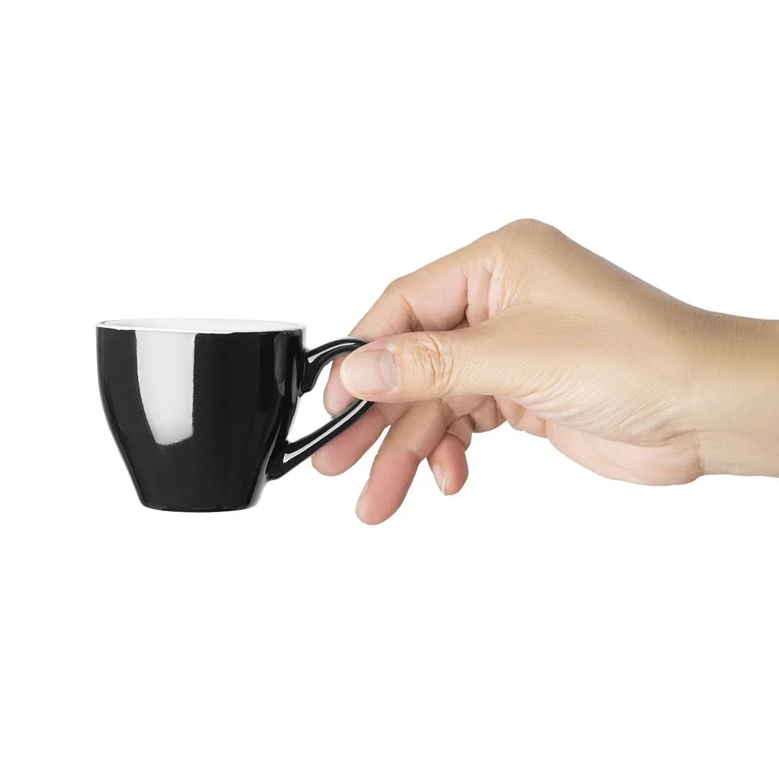 CU952 Olympia Cafe Espresso Cup Black (Pack of 12) - JD Catering Equipment Solutions Ltd
