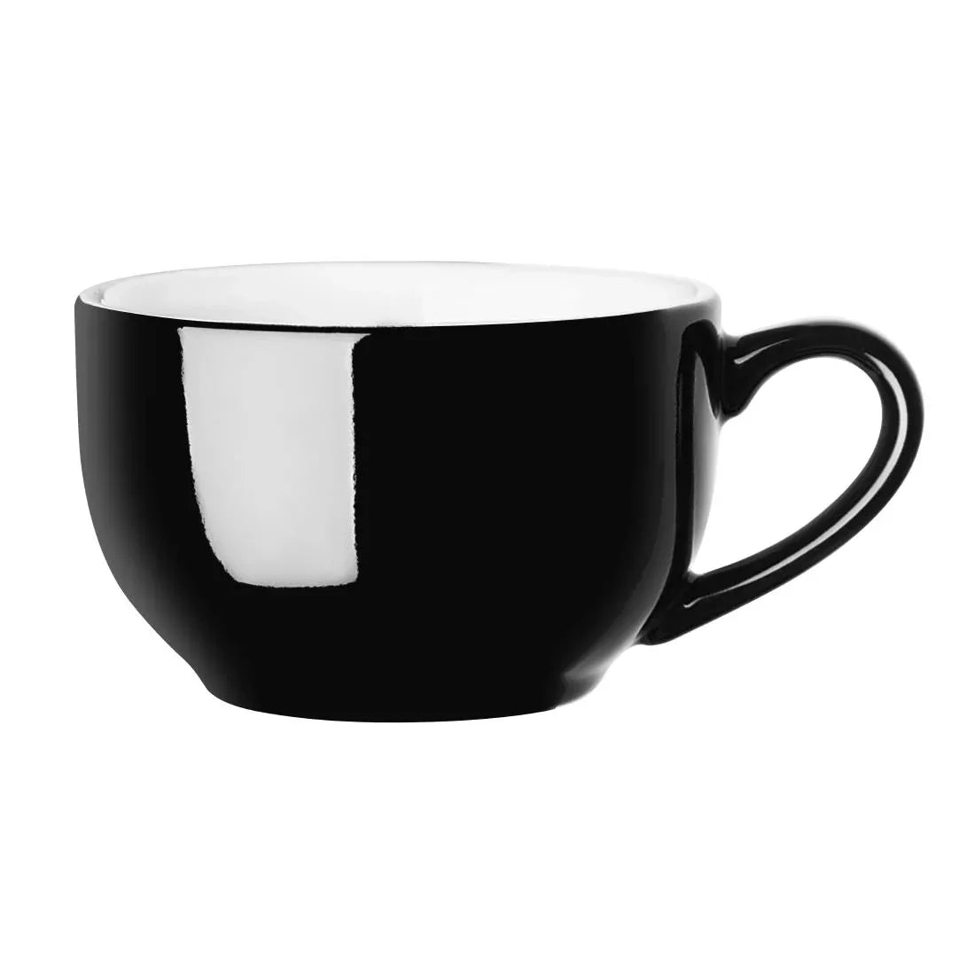 CU953 Olympia Cafe Coffee Cup Black - 230ml 8fl oz (Pack of 12) - JD Catering Equipment Solutions Ltd