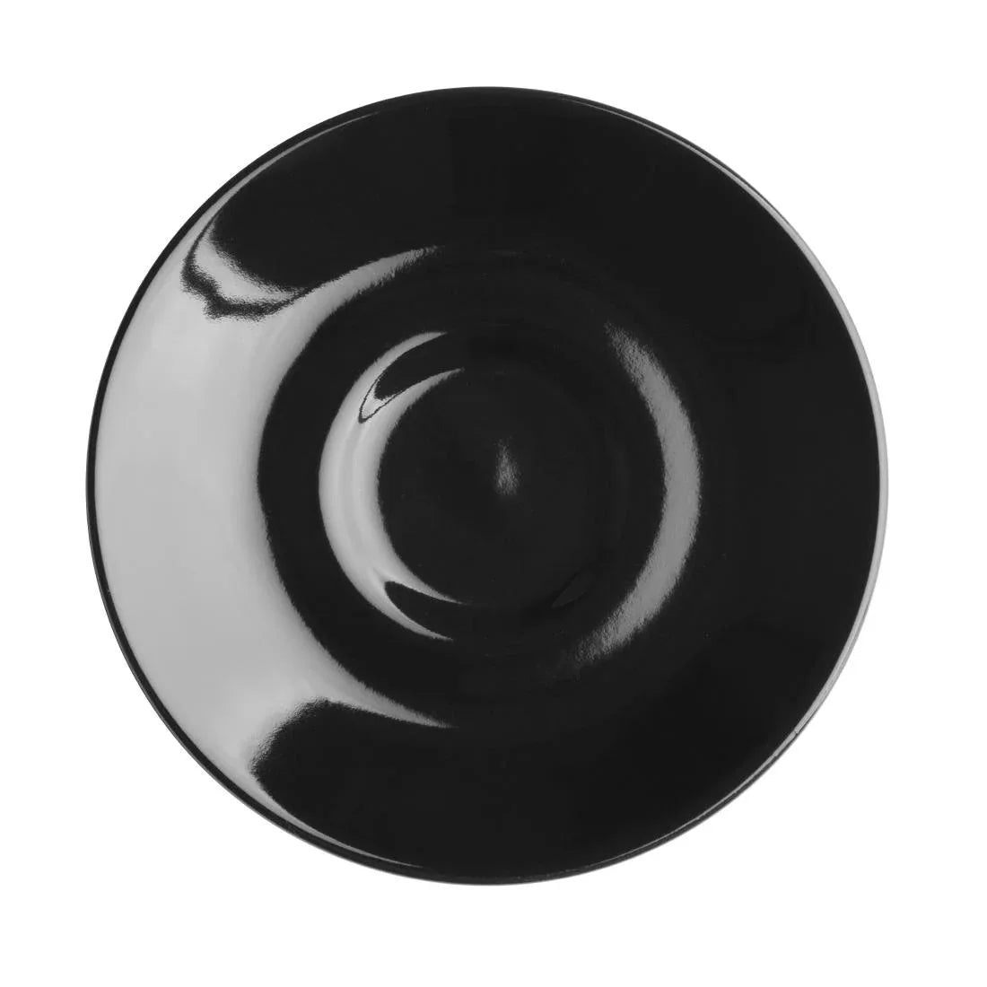 CU955 Olympia Cafe Espresso Saucer Black (Pack of 12) - JD Catering Equipment Solutions Ltd