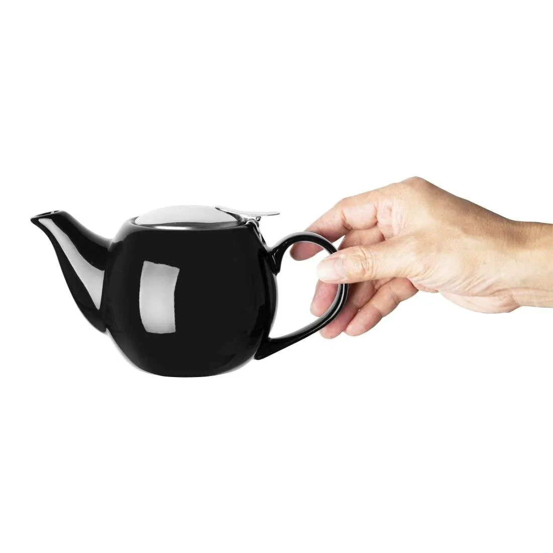 CU958 Olympia Cafe Teapot Black - JD Catering Equipment Solutions Ltd