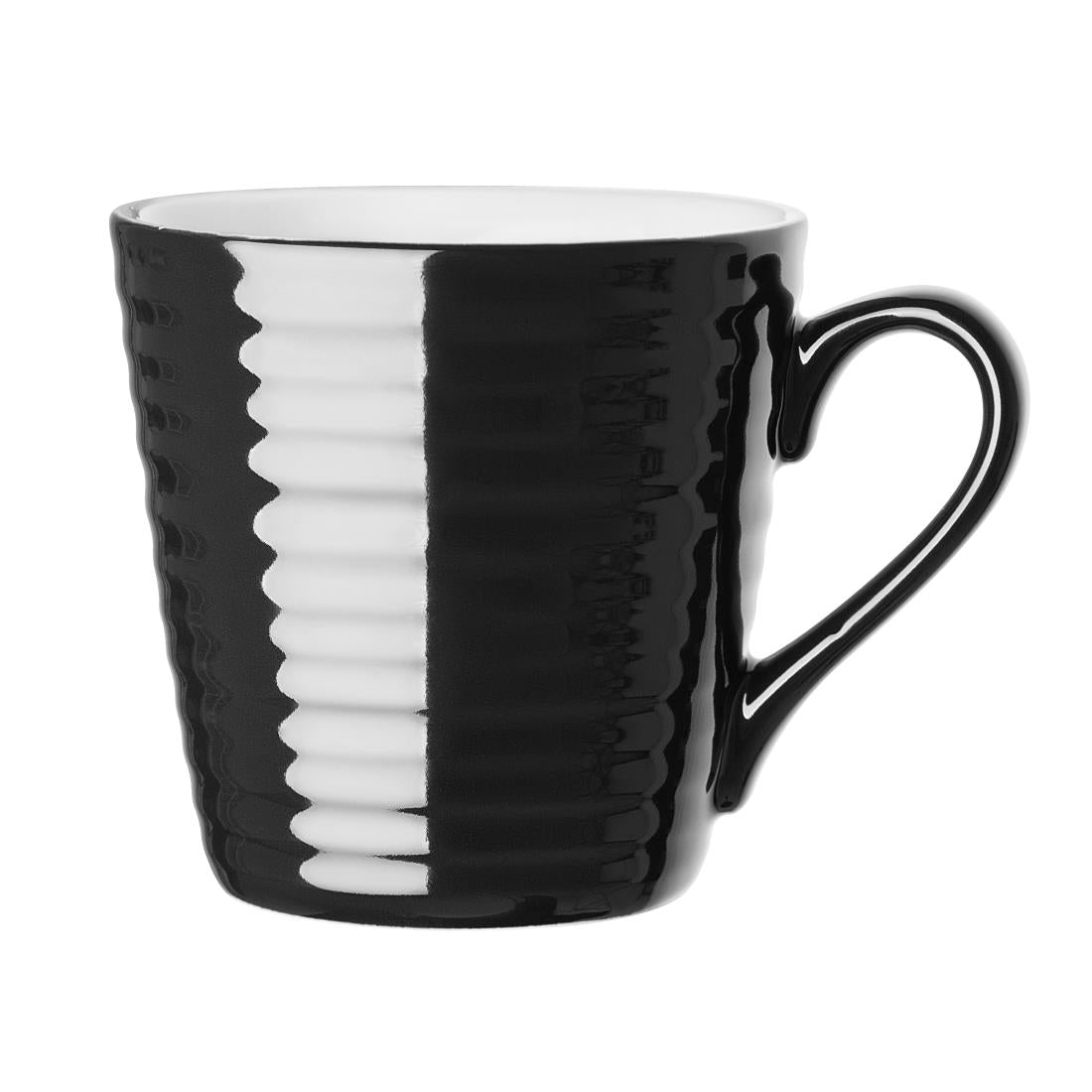 CU959 Olympia Cafe Aroma Mug Black - 340ml (Pack of 6)