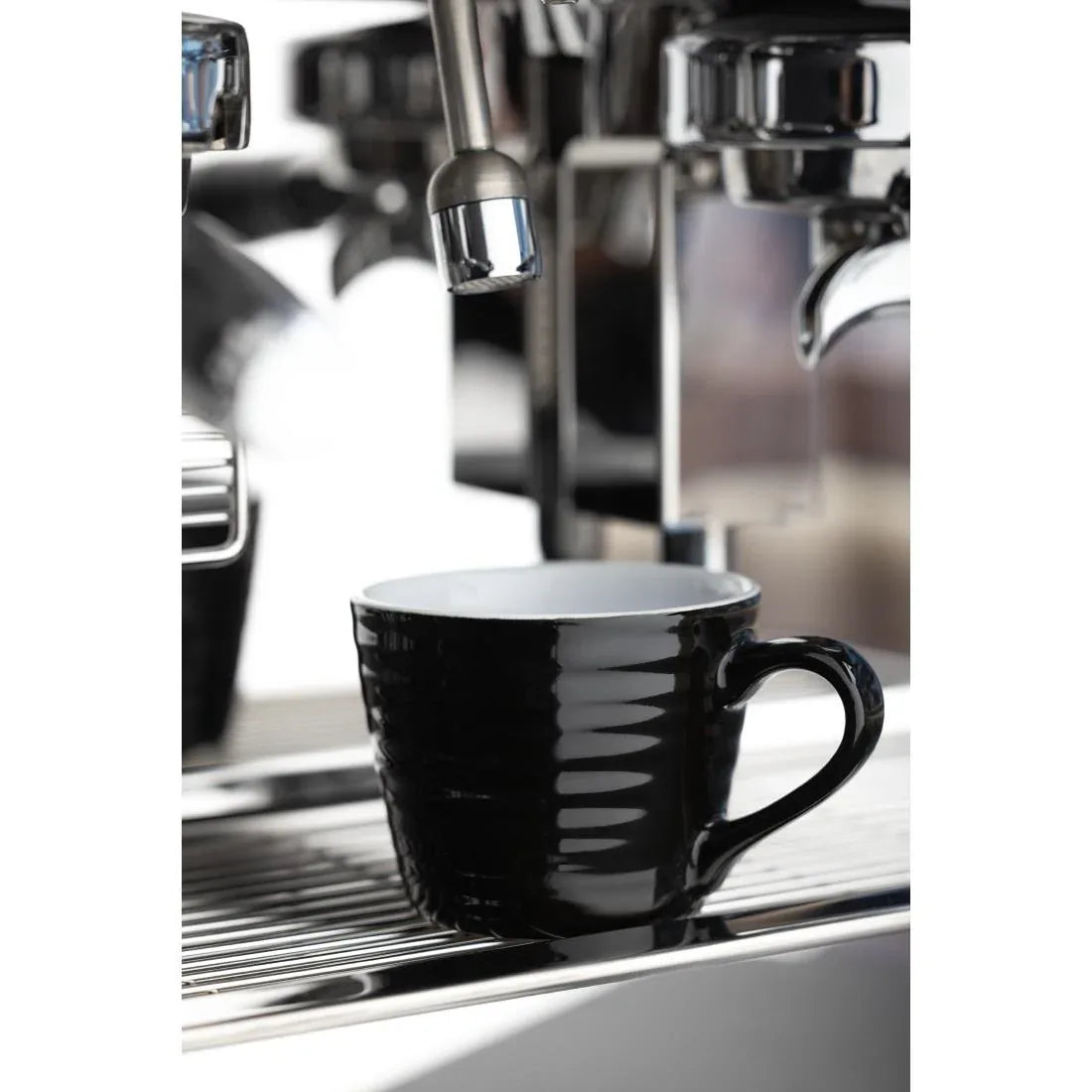 CU960 Olympia Cafe Aroma Mug Black - 230ml (Pack of 6) - JD Catering Equipment Solutions Ltd