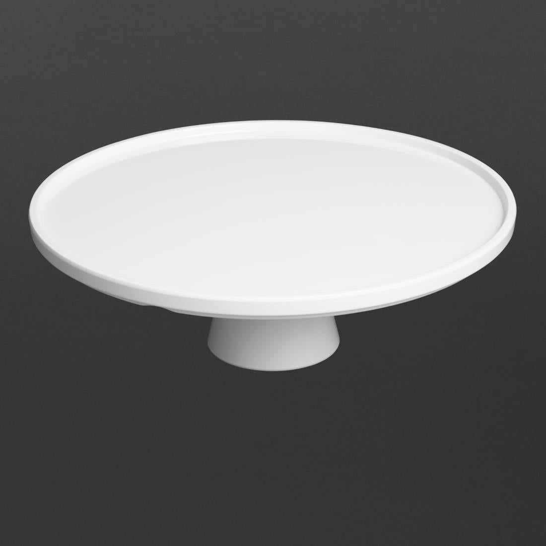 CU988 Olympia Kristallon Melamine Round Cake Stand 330x140mm