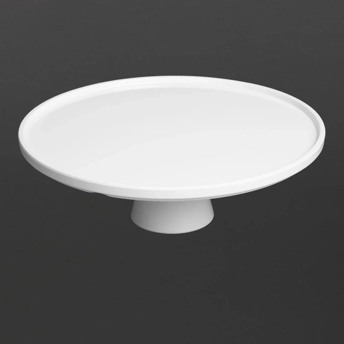 CU988 Olympia Kristallon Melamine Round Cake Stand 330x140mm - JD Catering Equipment Solutions Ltd